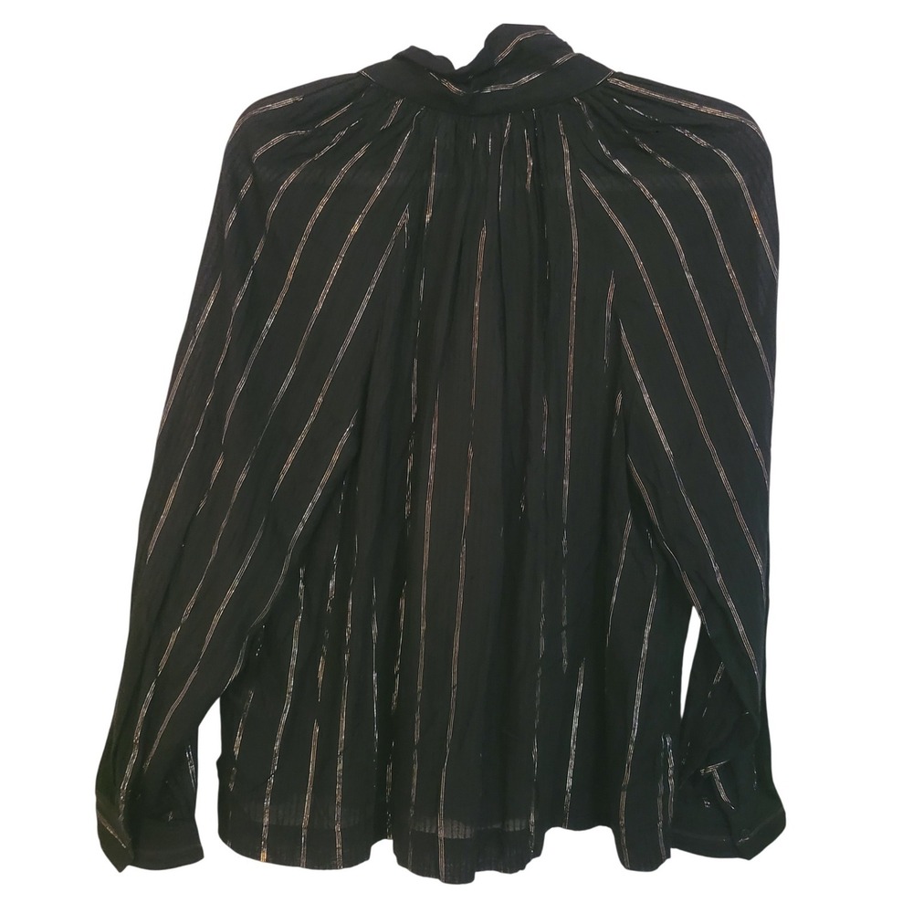 Universal Thread NWT XS Shirt Top Blouse Button-Up Professional Career Bow Tie - Picture 3 of 7